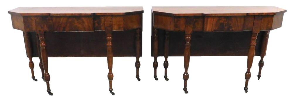 SHERATON DINING TABLE, IN TWO