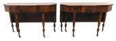 SHERATON DINING TABLE, IN TWO