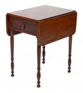 SHERATON DROP-LEAF ONE-DRAWER
