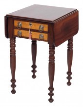 SHERATON DROP-LEAF STAND CIRCA