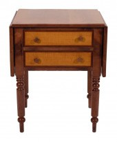 SHERATON DROP-LEAF TWO-DRAWER