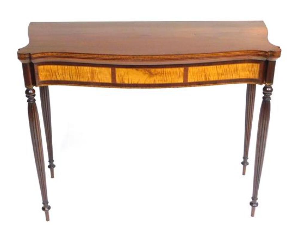 SHERATON FLIP-TOP CARD TABLE,