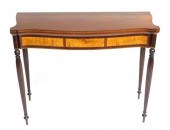 SHERATON FLIP-TOP CARD TABLE,