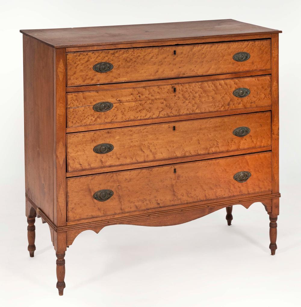 SHERATON FOUR-DRAWER BUREAU NEW