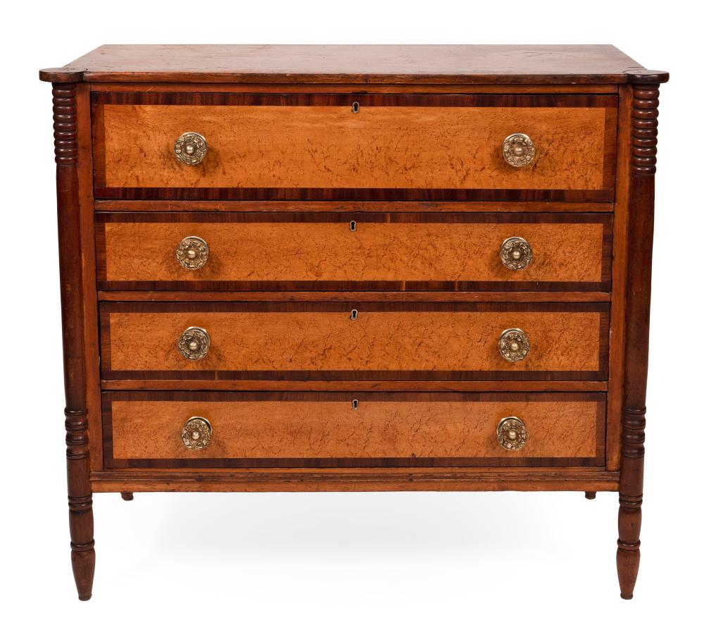 SHERATON FOUR-DRAWER CHEST AMERICA,