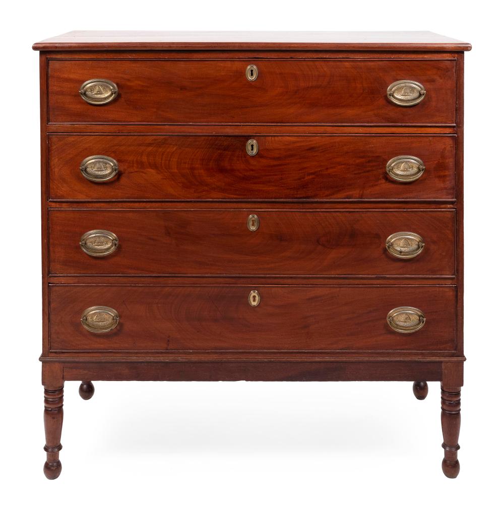 SHERATON FOUR-DRAWER CHEST EARLY