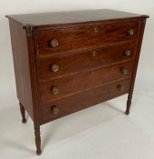 SHERATON FOUR-DRAWER CHEST MID