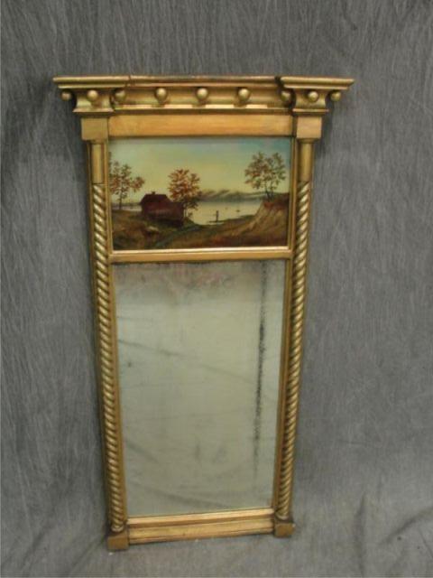 Sheraton Giltwood Mirror with