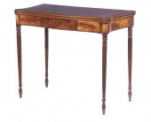 SHERATON INLAID CARD TABLE Ear