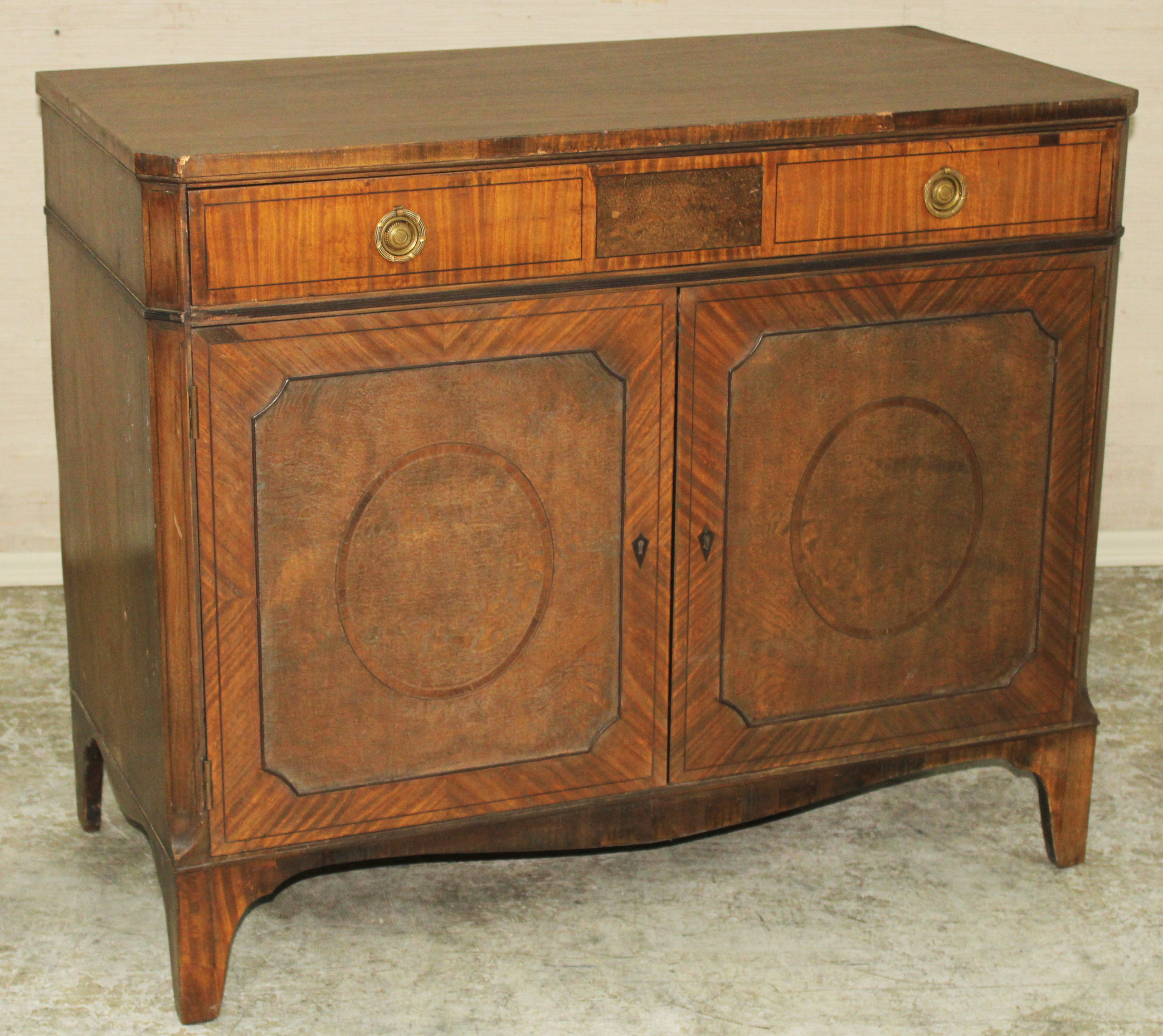 SHERATON INLAID MAHOGANY BUTLERS