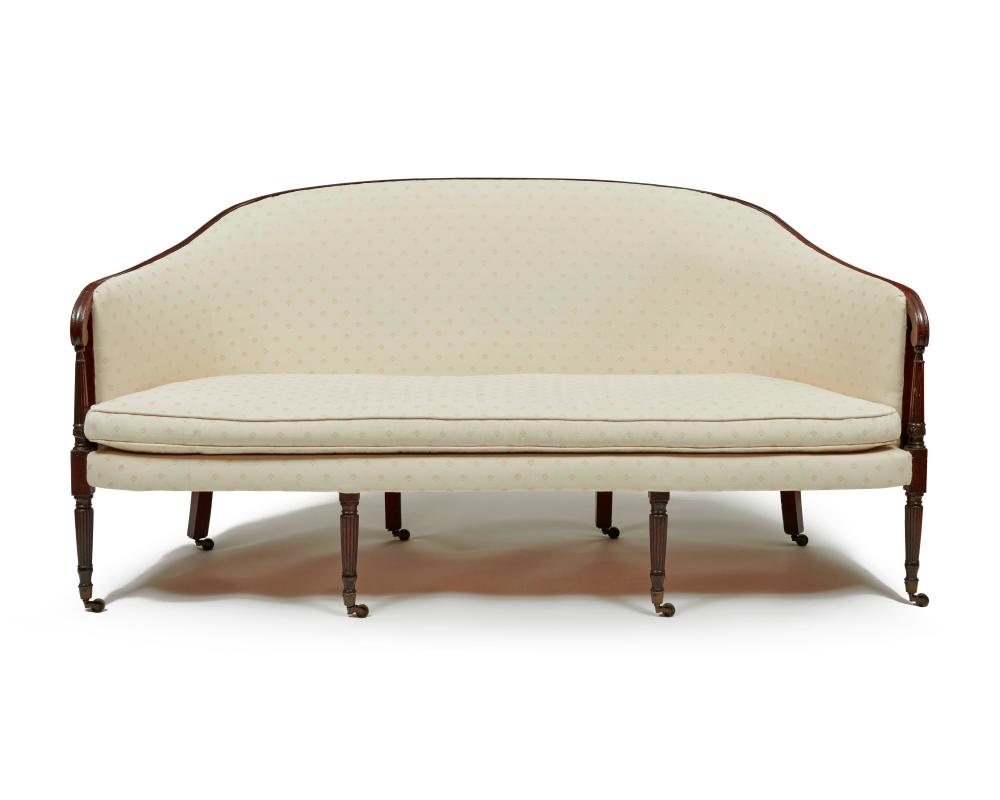 SHERATON MAHOGANY CABRIOLE FORM