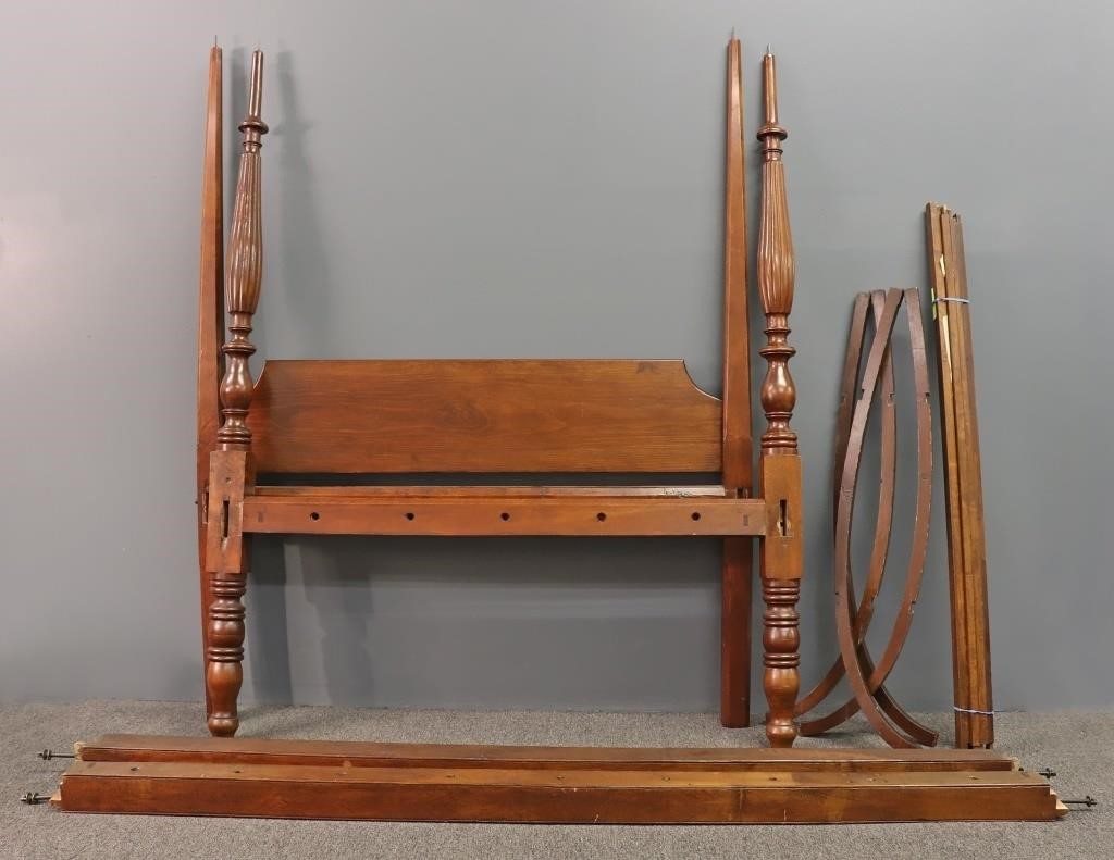 Sheraton mahogany canopy rope