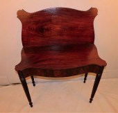 SHERATON MAHOGANY CARD TABLEFi
