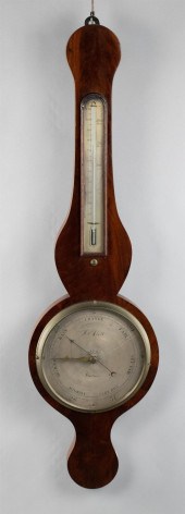 SHERATON MAHOGANY CASED BAROME