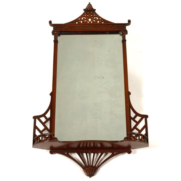 SHERATON MAHOGANY CHINOISERIE