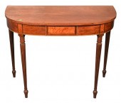 SHERATON MAHOGANY CONSOLE TABL