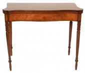 SHERATON MAHOGANY GAME TABLE H