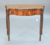 SHERATON MAHOGANY GAMES TABLE