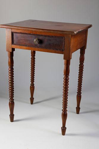 SHERATON MAHOGANY ONE DRAWER