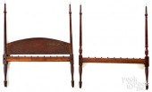 SHERATON MAHOGANY ROPE BED, EA