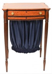 SHERATON MAHOGANY SEWING STAND