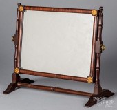 SHERATON MAHOGANY SHAVING MIRR
