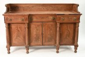 SHERATON MAHOGANY SIDEBOARD IN