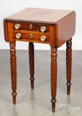 SHERATON MAHOGANY TWO-DRAWER S