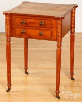 SHERATON MAHOGANY TWO-DRAWER S