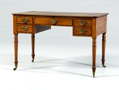 Sheraton mahogany writing desk,