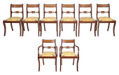 SHERATON MANNER PAINTED SATINW