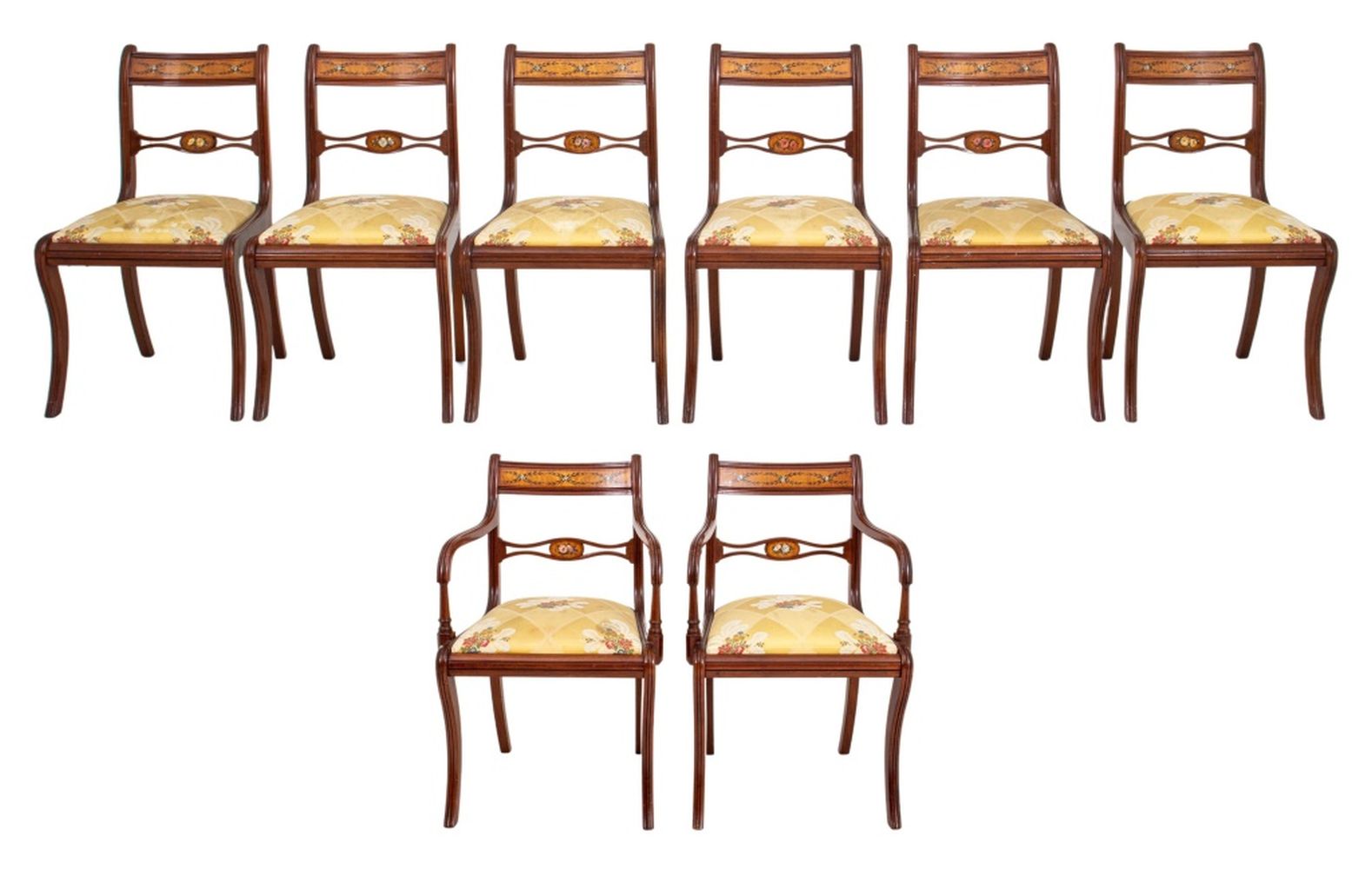 SHERATON MANNER PAINTED SATINWOOD