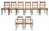 SHERATON MANNER PAINTED SATINW