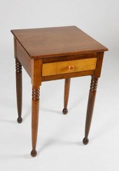 SHERATON MAPLE ONE DRAWER STAN