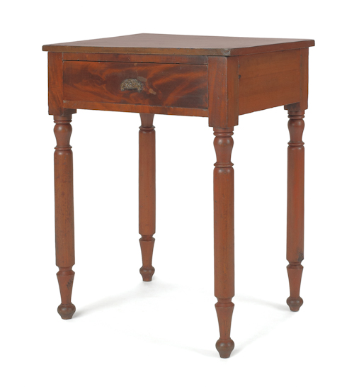 Sheraton mixed woods one-drawer