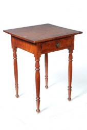SHERATON ONE-DRAWER STAND.  Mi