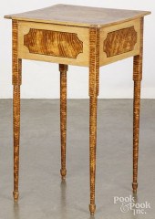 SHERATON PAINTED END TABLE, 19