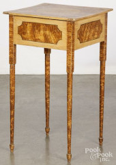 SHERATON PAINTED END TABLE, 19