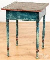 SHERATON PAINTED GAMING TABLE,