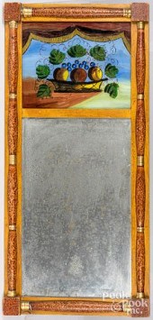 SHERATON PAINTED MIRROR, 19TH