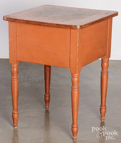 SHERATON PAINTED PINE END TABLE,