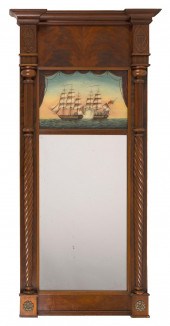 SHERATON PIER MIRROR 19TH CENT