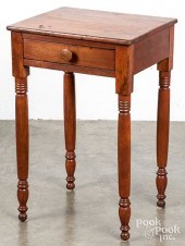 SHERATON RED STAINED ONE-DRAWE