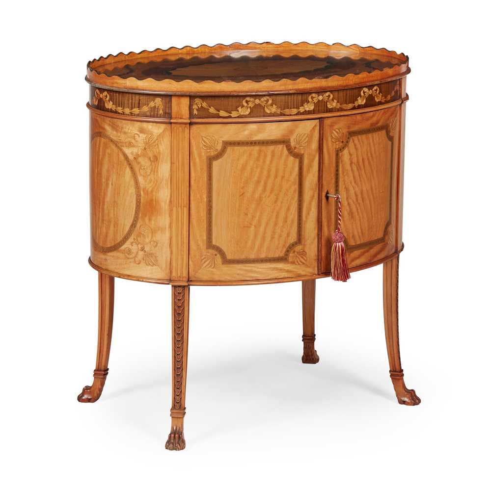 SHERATON REVIVAL SATINWOOD AND