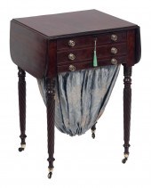 SHERATON SEWING STAND CIRCA 18