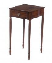 SHERATON SHAPED TOP LAMP STAND