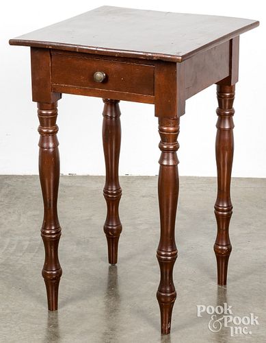 SHERATON STAINED BIRCH ONE DRAWER