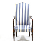 SHERATON STYLE CARVED MAHOGANY
