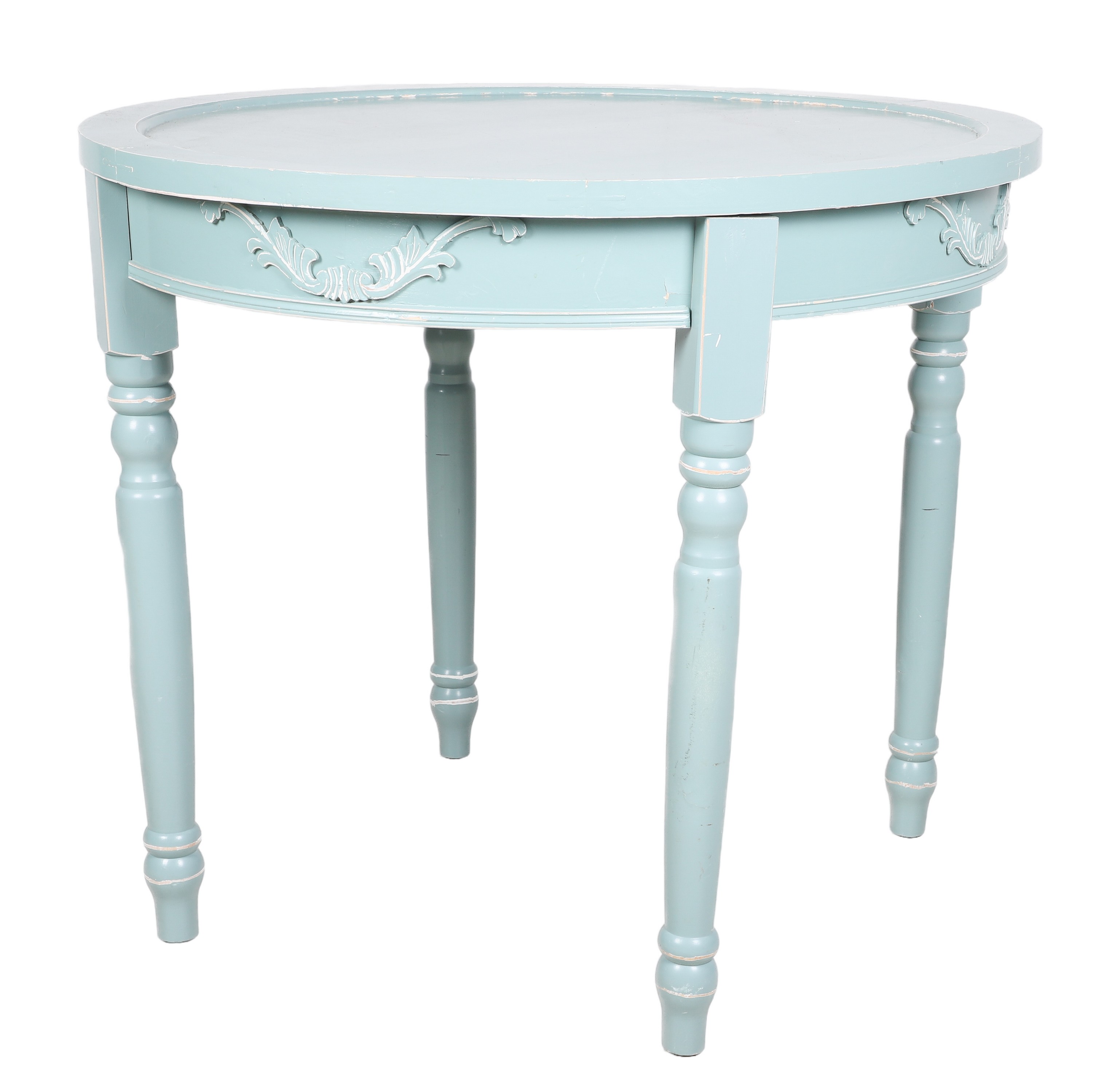Sheraton style distressed painted