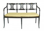SHERATON STYLE FANCY SETTEE, 2